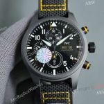TW Factory Super Clone IWC Pilot's Chronograph Ceramic Watch 7750 Movement
